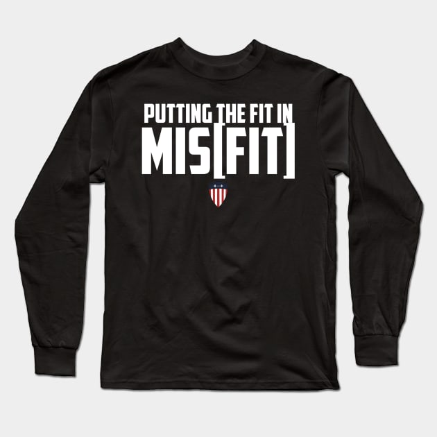 BSF - Mis(Fit) Long Sleeve T-Shirt by BarsandStripesFitness